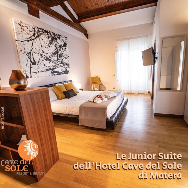 Le Junior Suite dell’Hotel Cave del Sole di Matera Cave del Sole